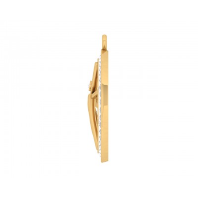 Maa pendant in gold with diamonds